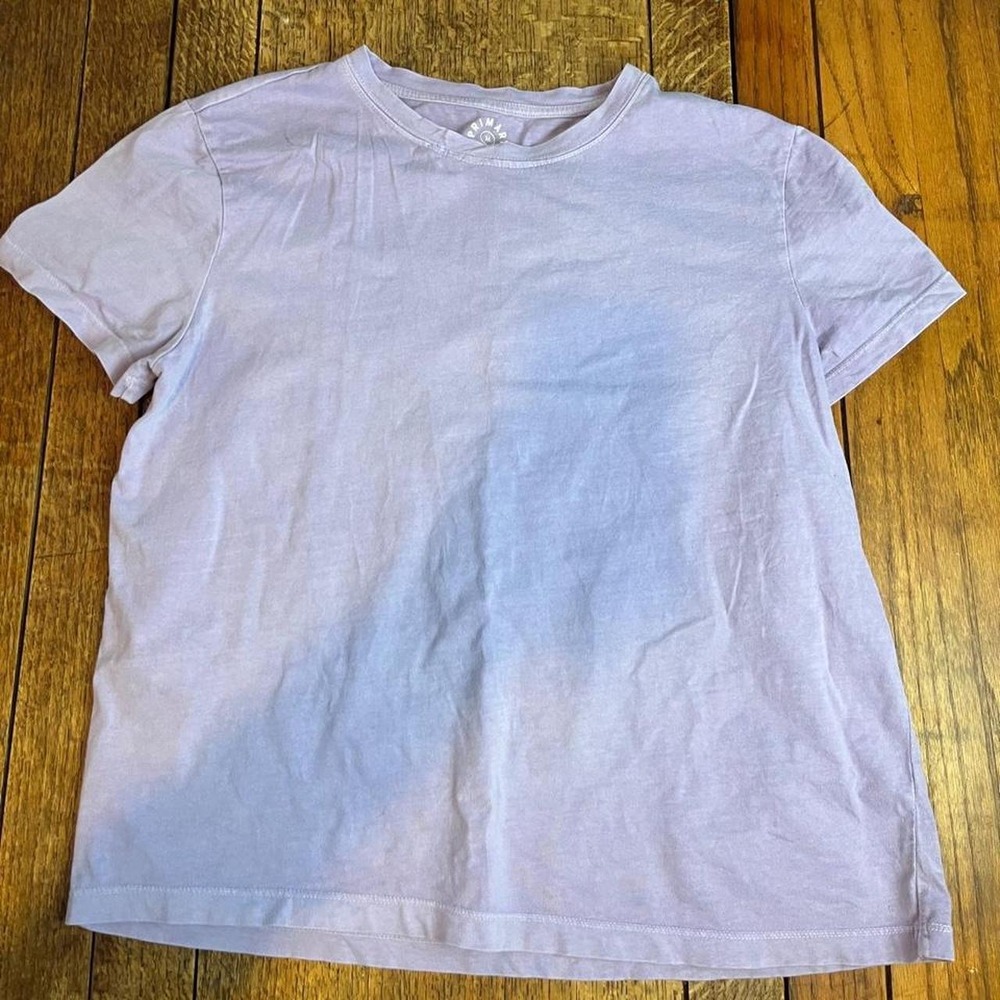 Primary women's purple 100% cotton t-shirt relaxed fit Medium